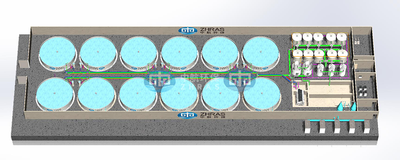 工厂化加州鲈循环水自动化养殖系统